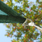 বাইরে জলরোধী শেড নেট সেল ইউভি স্থিতিশীল ত্রিভুজ স্কয়ার 6'x8 '8'x12'