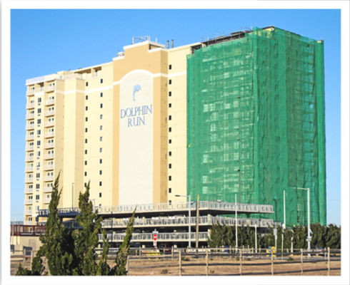 120gsm হোয়াইট গ্রিন স্ক্যাফোল্ড নেট জাল স্ক্যাফোোল্ড 2 এম এক্স 50 এম 3 এম এক্স 50 মি 1 এম এক্স 50 মি